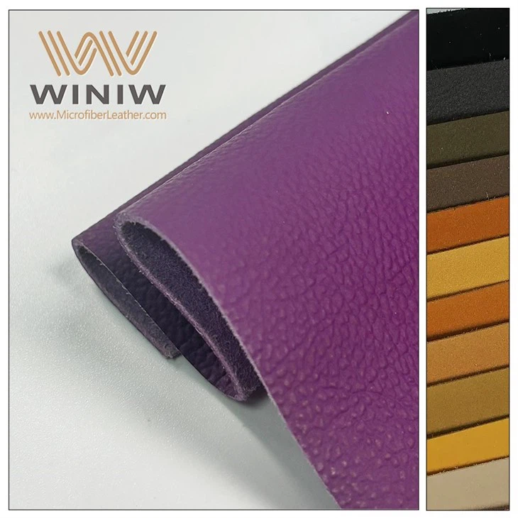 0.5mm Dimensional Stability Microfiber Synthetic Leather For Making Customised Gift Boxes
