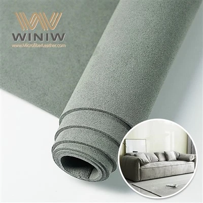 Vải sợi nhỏ 1,2mm Da lộn giả Nubuck Sofa giả da