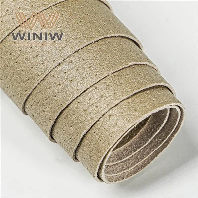 Artificial PU Leather Micro Fiber Fabric For Shoe Lining