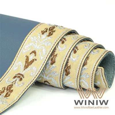 Chất liệu thảm bàn bằng da tổng hợp thêu tùy chỉnh