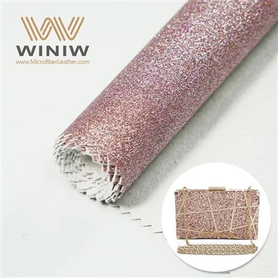 Vải nhân tạo sáng bóng Túi giả PU Chất liệu da