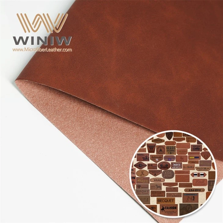 Khả năng thích ứng mạnh mẽ Túi da nhân tạo Thẻ Chất liệu PU cho nhãn